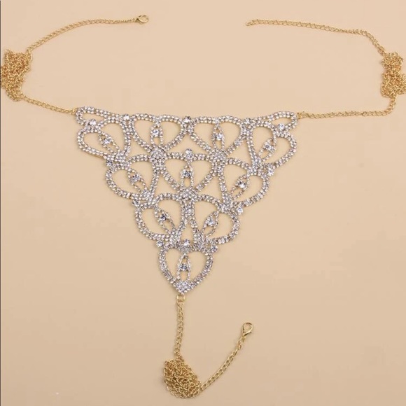 💋 RHINESTONE DECOR BODY CHAIN 💋 - Picture 2 of 3